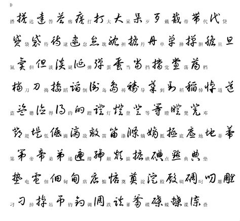 3500个 常用汉字的草书写法 … 』