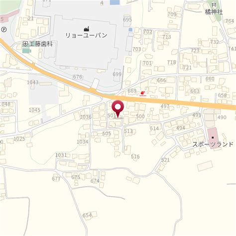 熊本県熊本市北区植木町滴水501－27 の地図 - MapFan