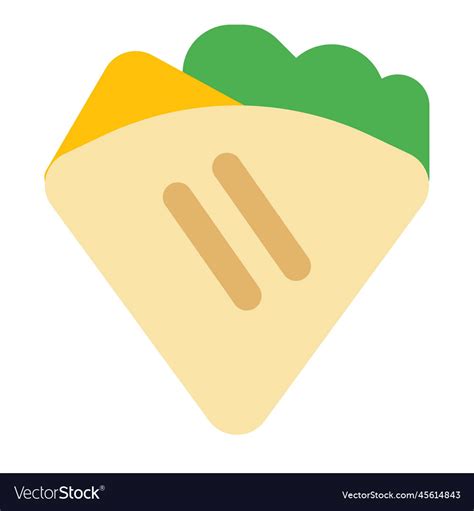 Hot grilled quesadilla with vegetables and cheese Vector Image