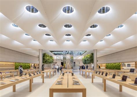 苹果又出新设计了“第五大道店”，天花即然在脚下 – 米尚丽零售设计网-店面设计丨办公室设计丨餐厅设计丨SI设计丨VI设计