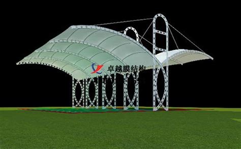 阿图什膜结构网球场门球场篮球场（ 克州体育中心 ）设计施工安装案例 - 卓越膜结构工程有限公司