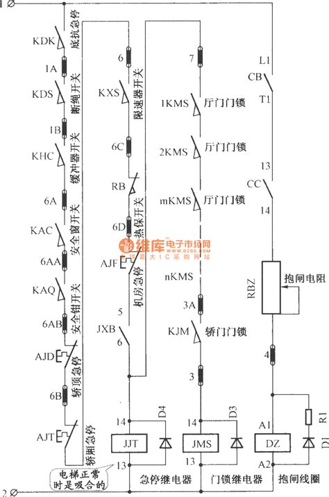 看懂电梯电路图的诀窍,电梯控制柜接线图讲解(第9页)_大山谷图库