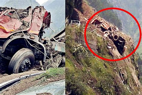 13人死亡！实拍：印度突发山体滑坡 卡车瞬间被砸碎 数十人被埋！_凤凰网视频_凤凰网