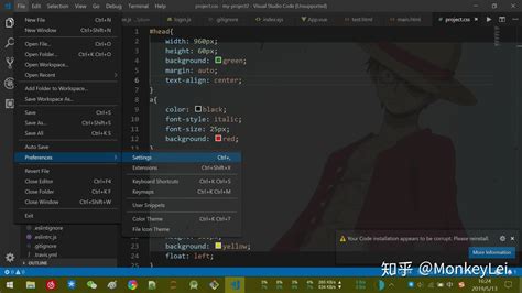 Visual Studio Code-Background背景设置代码 - 知乎