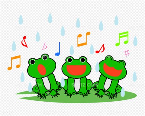 青蛙唱歌图片素材免费下载 - 觅知网