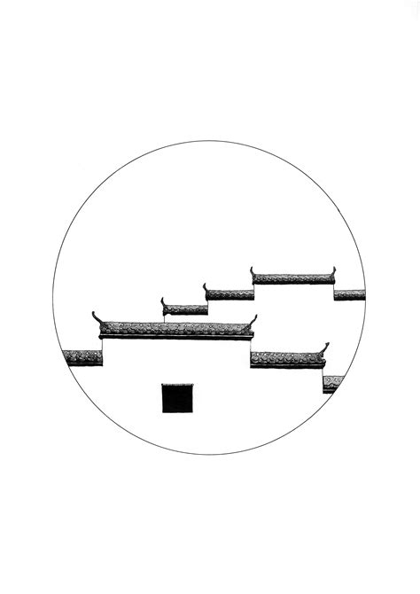 经典黑白的古建筑元素素材下载-正版素材400771527-摄图网