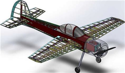 展示飞机航模模型,STEP格式_其他模型下载-摩尔网CGMOL