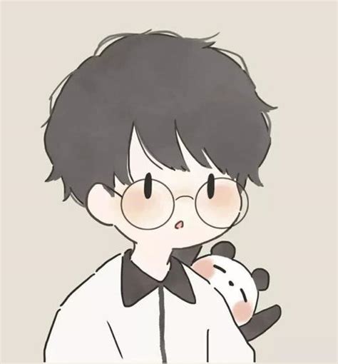 Q版学生男头图片