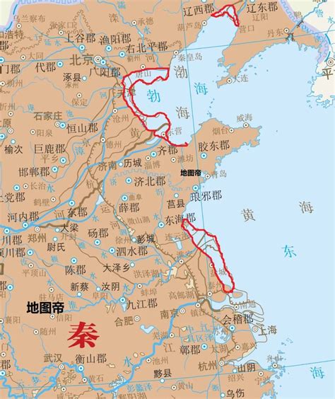 渤海地图图片