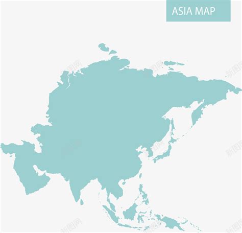 亚洲世界地图图片