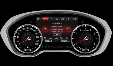 汽车组合仪表系统设计有哪些内容和优点_HMI设计
