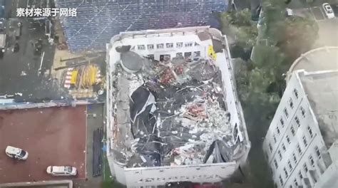 齐齐哈尔一中学体育馆楼顶坍塌:已营救8人，当地多家医院已收治多名受伤学生_腾讯视频