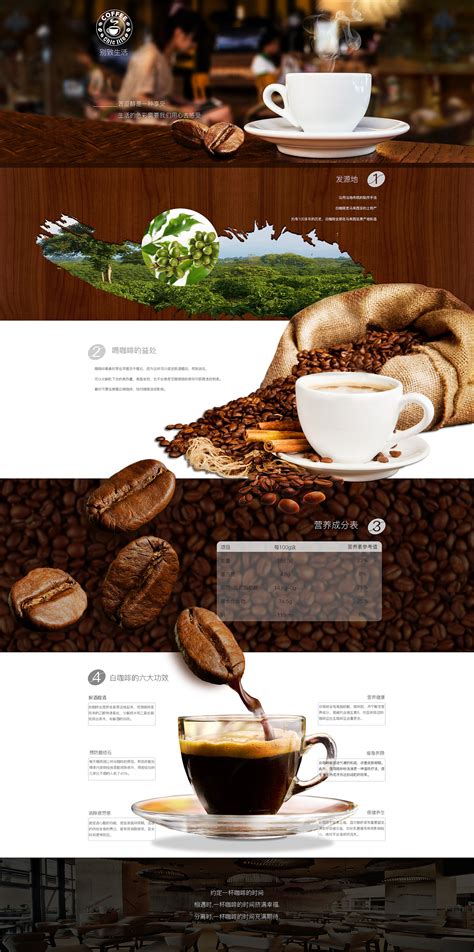 香咖阁咖啡网页设计|网页|企业官网|萌萌最美 - 原创作品 - 站酷 (ZCOOL)