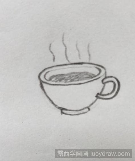 简笔画教程：教你画一杯咖啡-露西学画画