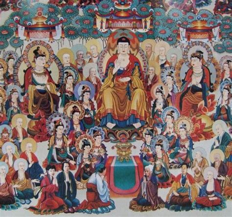 弘法寺壁画：释迦牟尼佛说法图_道频道_腾讯网