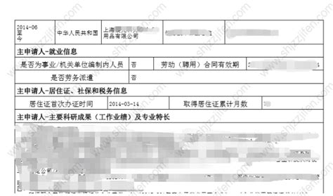 办理上海居住证积分要当心!上海居住证积分申请表填写常见错误汇总