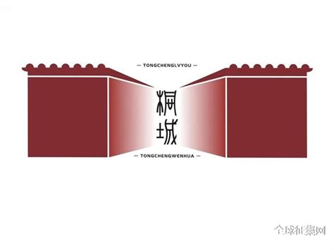 桐城市山水墨中国风景地标建筑,海报设计,画册/宣传单/广告,设计模板,汇图网www.huitu.com