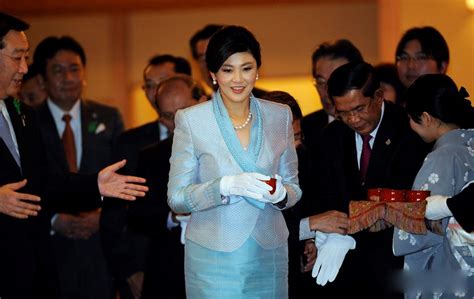 泰国女总理英拉会见日本天皇（组图）_第一金融网