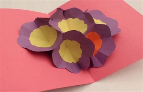 简单立体手工折纸贺卡(手工折纸贺卡立体花教程) | 唯美文章分享