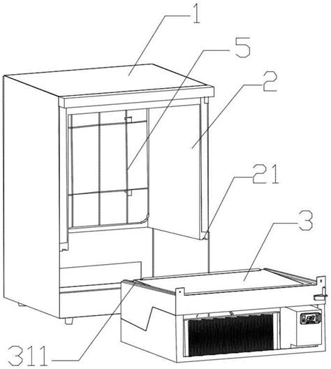 一种快速组装的小冰箱结构的制作方法