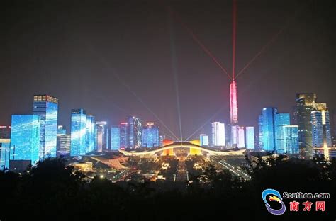 深圳璀璨夜景灯光秀，高清JPG图片摄影与风景设计素材下载 - 墨鱼部落格