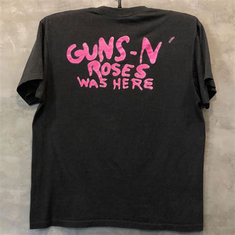 GUNS N ROSES枪炮与玫瑰美式潮牌男女短袖欧美复古街头情侣款T恤 - 三坑日记