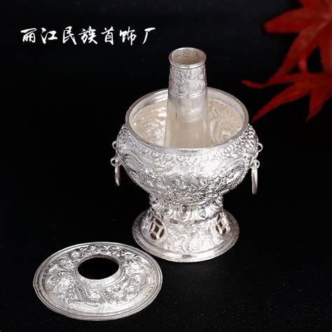 丽江民族首饰厂足银990 龙壶 - 银器批发 银器生产 银器加工