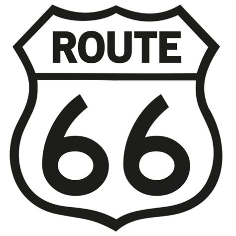 Free Vector | Route 66 sign