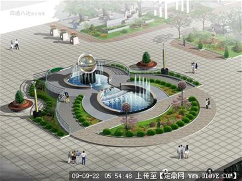 某现代小型广场景观规划设计SU模型