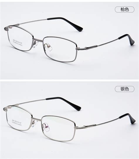 2021新款半钛眼镜框复古时尚半框眼镜架商务光学眼镜架T9101-阿里巴巴