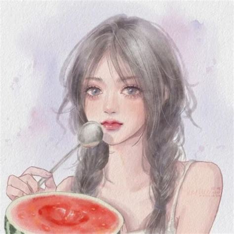 水晶女孩头像图片