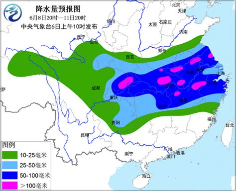 8日至11日江淮江汉江南北部有强降雨过程-中国气象局政府门户网站