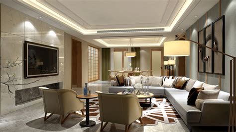 看看别人家的客厅装修设计-中国木业网