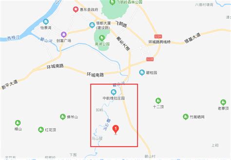 惠东县地图图片