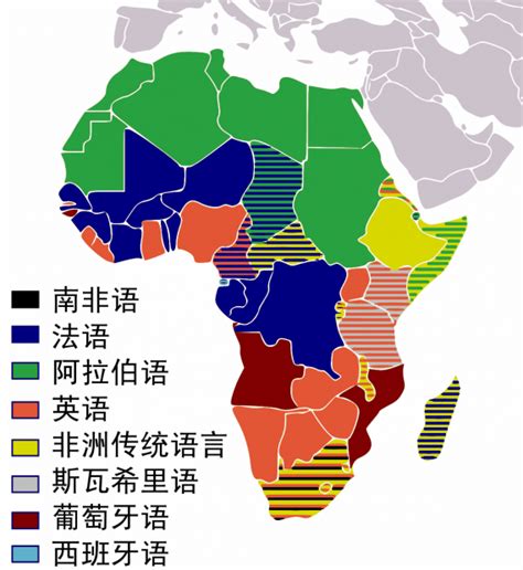 非洲语言分布地图,非洲语言分布,欧洲语言分布_大山谷图库
