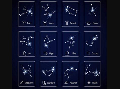 简单十二星座星象图标,设计模板,汇图网www.huitu.com