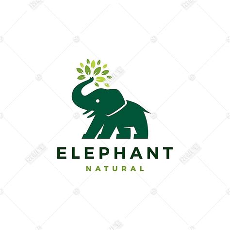 50个创意大象主题logo设计 - 设计在线