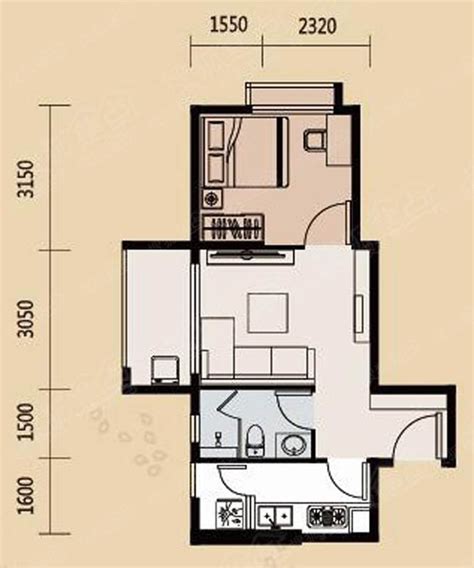 两房户型图大全,二居室最佳户型,一房户型图大全(第25页)_大山谷图库