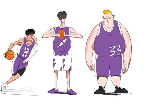 打篮球的男孩卡通画EPS素材免费下载_红动中国