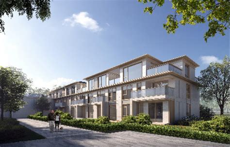 富阳山水富春住宅项目公示，规划10幢排屋和4幢洋房_好地网
