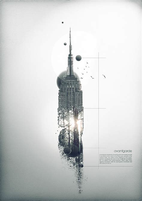 上海海报设计公司欣赏：一组另类前卫艺术风格的创意海报设计灵感-尚略广告