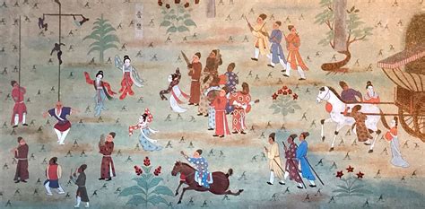 中华优秀传统文化系列谈丨流传千年的“百戏图”告诉你，古时的演艺活动有多丰富|杂技_新浪新闻