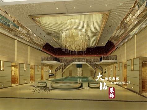 洗浴中心设计案例——和园温泉名仕汇洗浴会所_junpeng1202-站酷ZCOOL