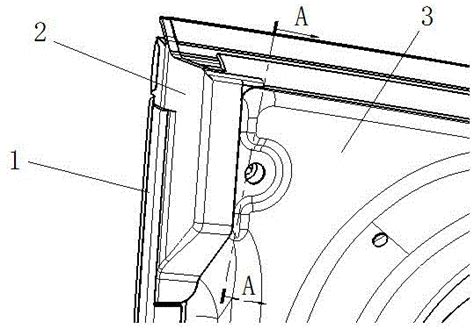 一种汽车B柱盖板、玻璃导槽及侧门钣金的配合结构的制作方法