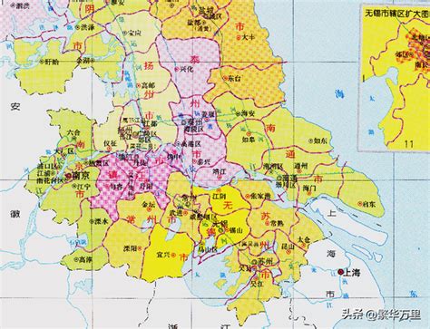 无锡各区地图分布图,无锡市各区划分,无锡区县分布图_大山谷图库