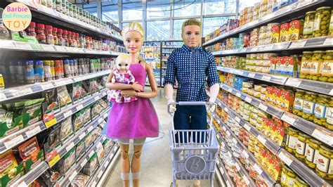 芭比超市玩具，芭比和肯带小宝宝去超市买零食去野餐_高清1080P在线观看平台_腾讯视频
