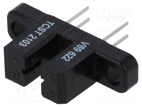 TCST2103 VISHAY - Sensor: optocoupler | through-beam (with slot); Slot ...