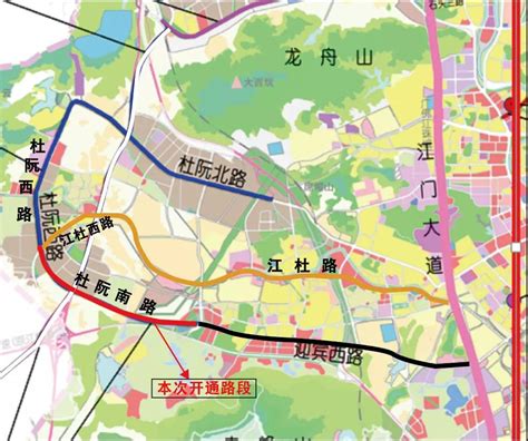 蓬江区迎宾西路延长线已全面完工 明天开通试运行_邑闻_江门广播电视台