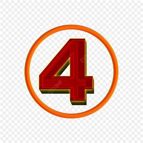 Número 4 Dígito - Gráficos vectoriales gratis en Pixabay