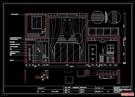 一套现代风格的家装施工图下载 -CAD之家